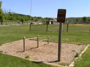 Fitness station next to Walking Trails