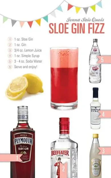 Sloe Gin Fizz