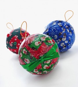 Mod Podge Fabric Ornaments