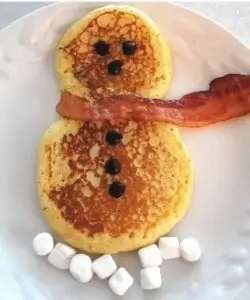 Pancake Snowman
