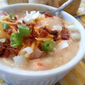 The Best Potato Soup with Ham Recipe