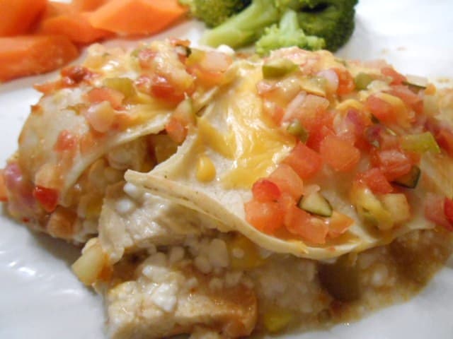 Healthy WW Chicken Lasagna Mexican Style 