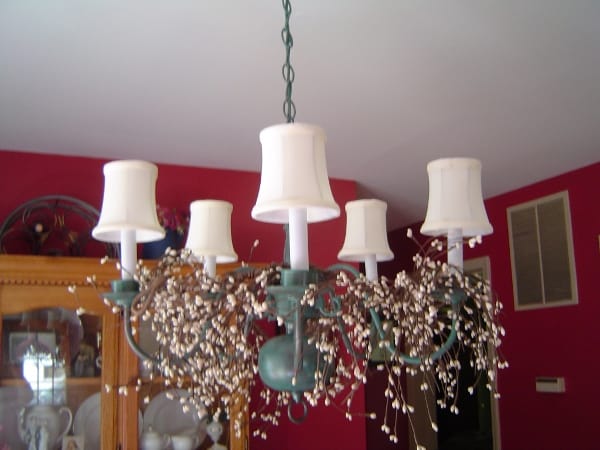 Do It Yourself Antique Patina Chandelier