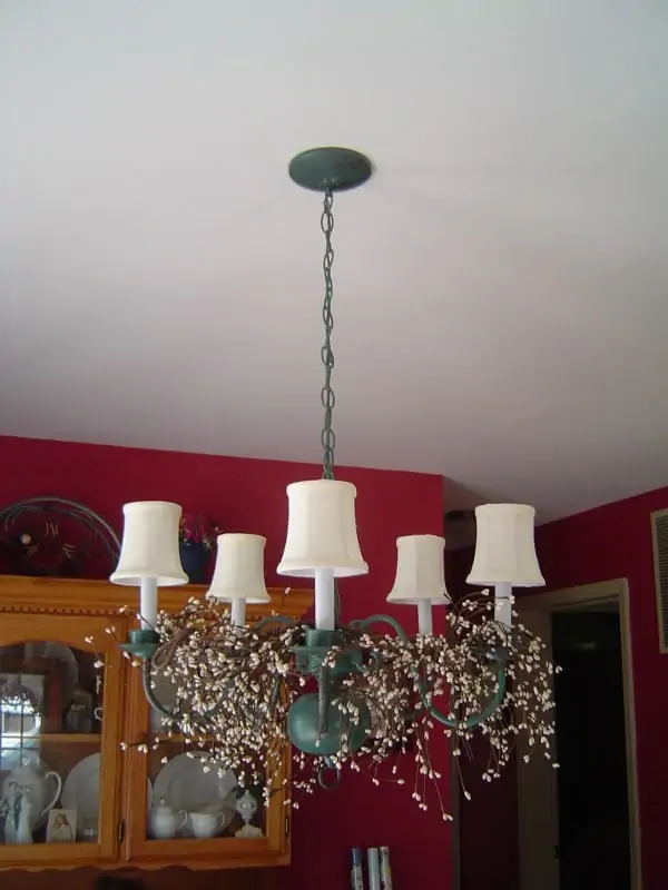 Do It Yourself Antique Patina Chandelier