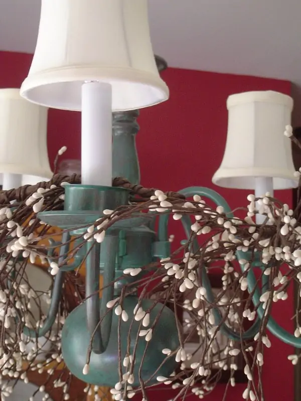 Do It Yourself Antique Patina Chandelier