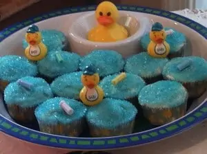 rubber duck cupcakes