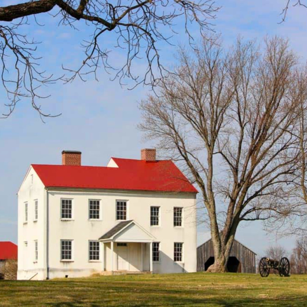 Historic Best Farm at Monocacy Battlefield near Frederick, Maryland