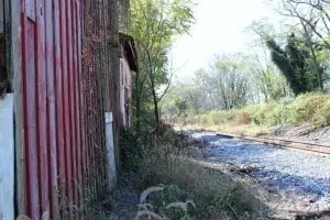 Railroad tracks in Adamstown Md