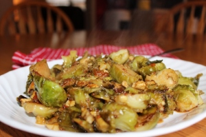 Mustard-Glazed Brussels Sprouts with Chestnuts - 4 Weight Watchers Points Plus Value