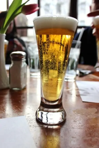 Brewers Alley Kolsch sample Frederick Restaurant Week