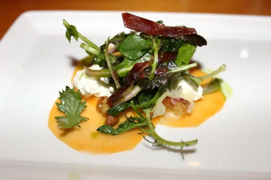 The Wine Kitchen carpaccio salad