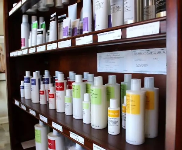 Hair salon product line