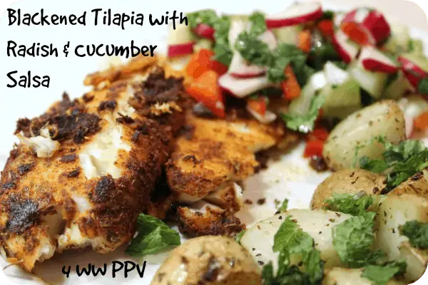 Blackened Tilapia Pin