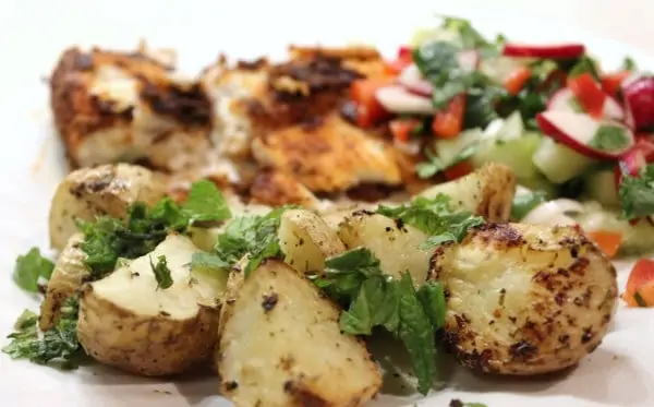 Roasted Baby Potatoes with Oregano & Lemon - 3 WW Points