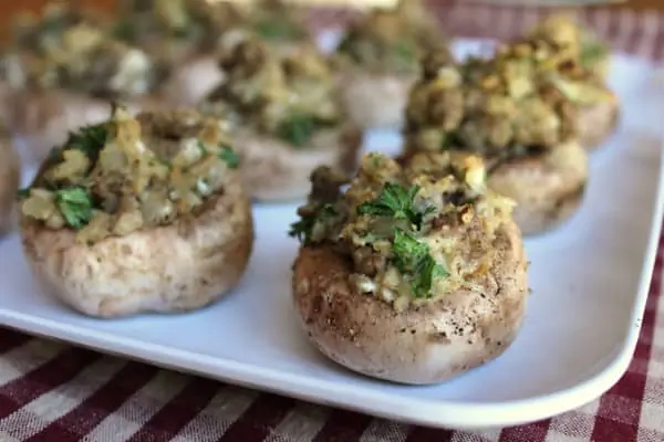 Stuffed Mushrooms with Sausage: Jimmy Dean Style