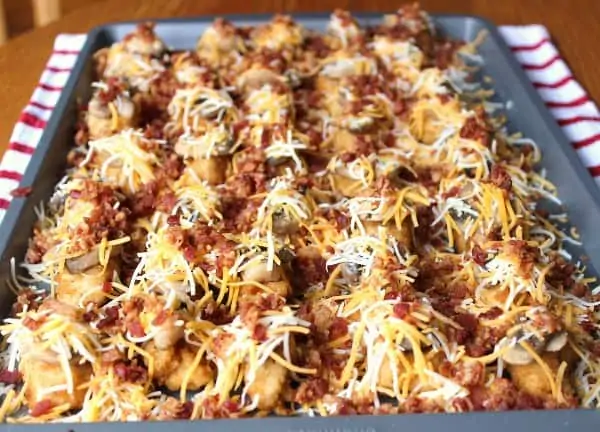 Sprinkle bacon bits on top