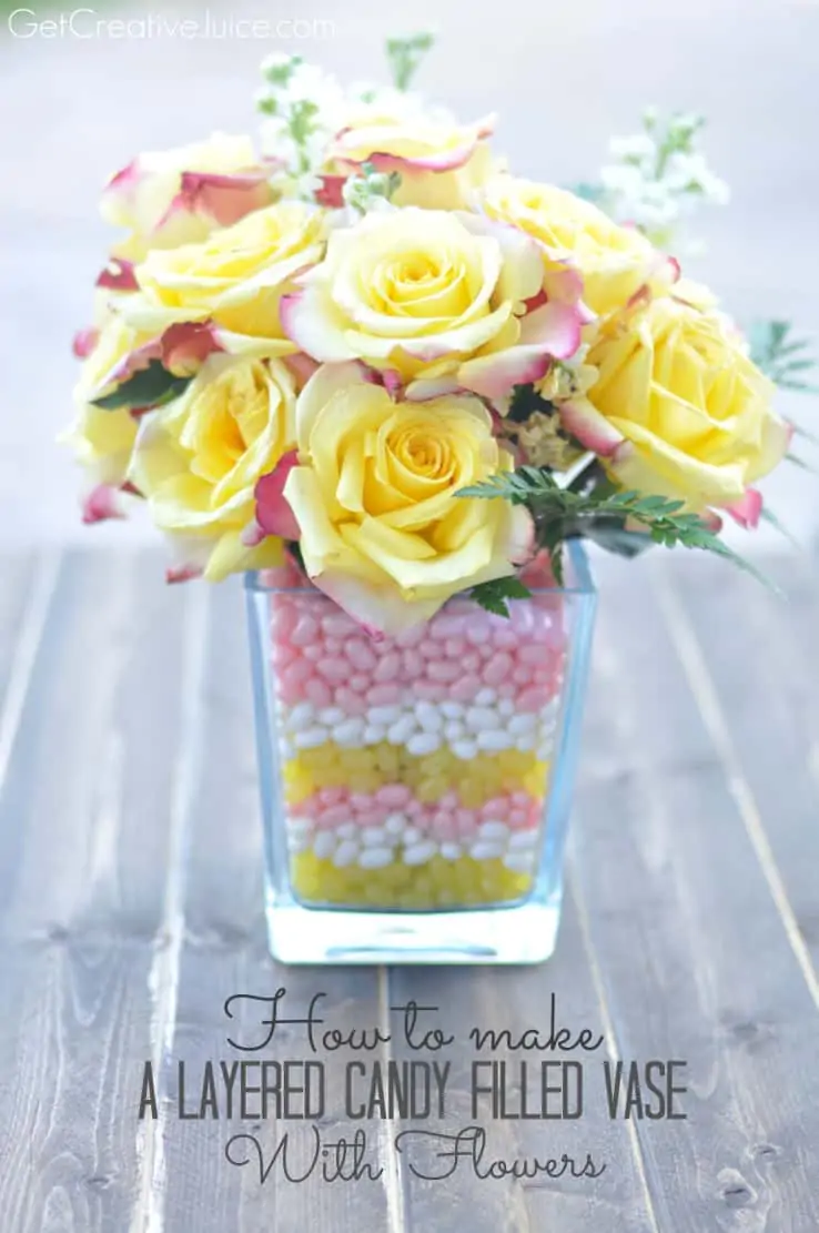 How-to-make-a-layered-candy-filled-vase-with-flowers-tutorial
