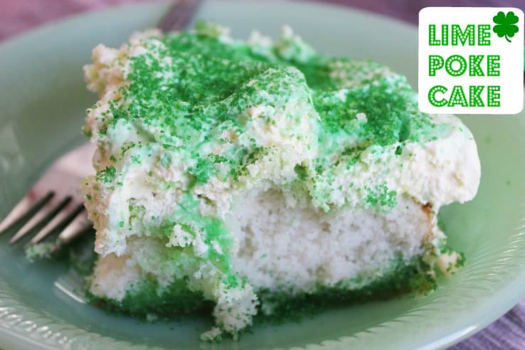 Jello Poke Cake Recipe - Patty’s Lucky Lime Flavor - Housewives of Frederick County