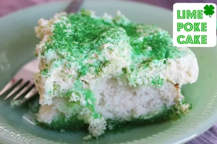 Lime Jello Poke Cake