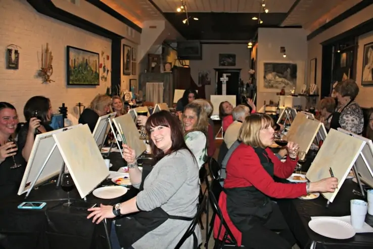Paint Night is all about friendships