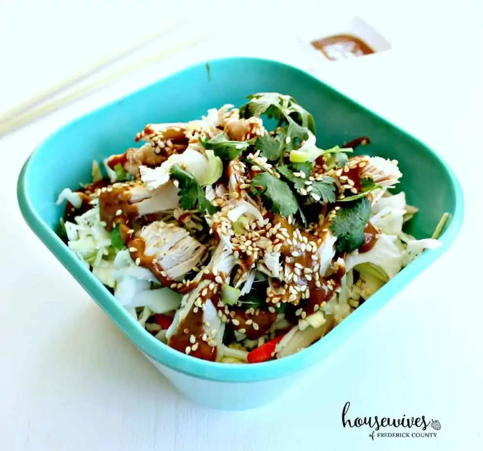 Rotisserie Chicken Salad Recipe with Almond Dressing