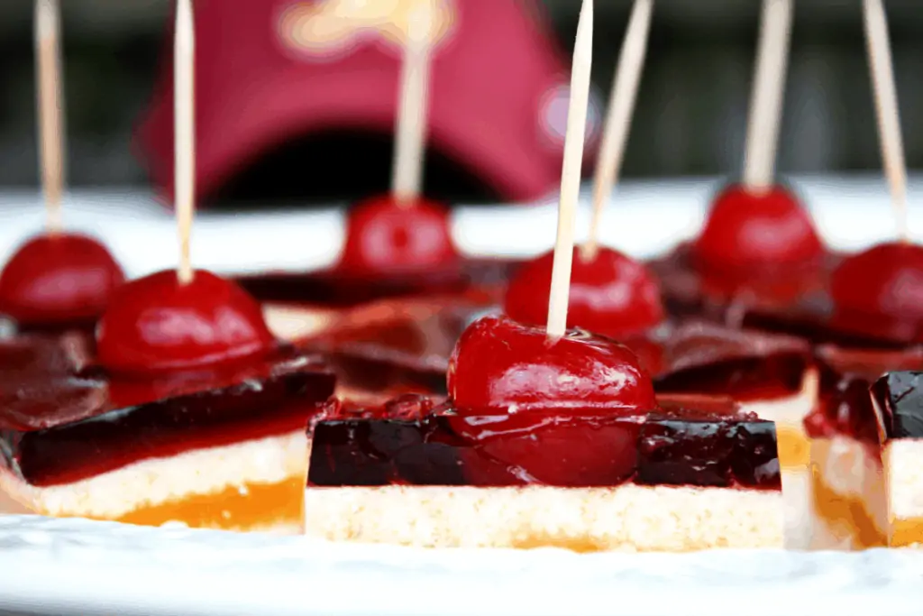 Layered Jello Shots Recipe: Washington Football Team Themed