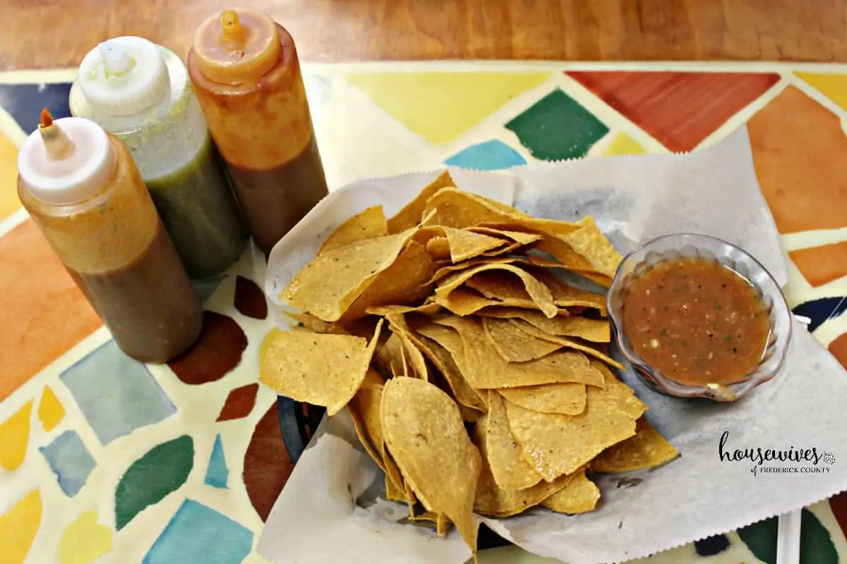 Chips and salsa are the best in town