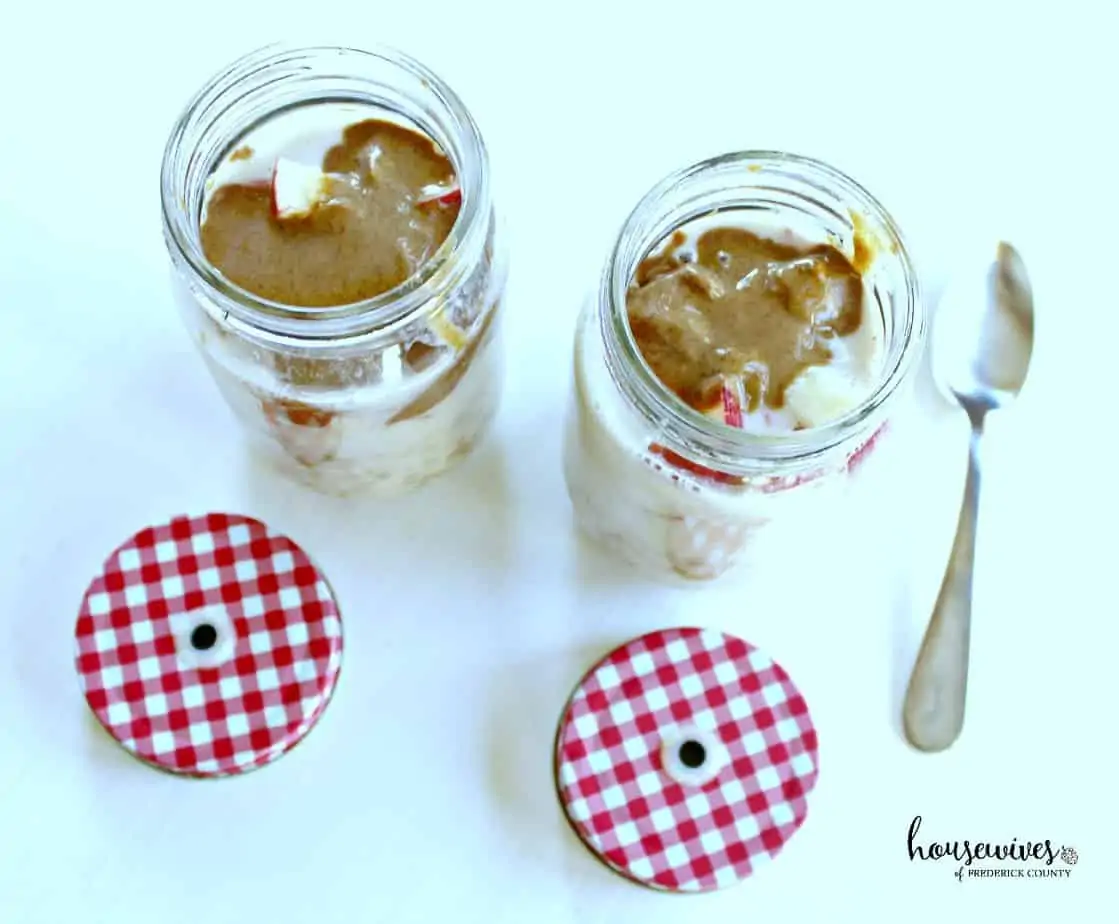 Apple Almond Butter Recipe for Overnight Oats