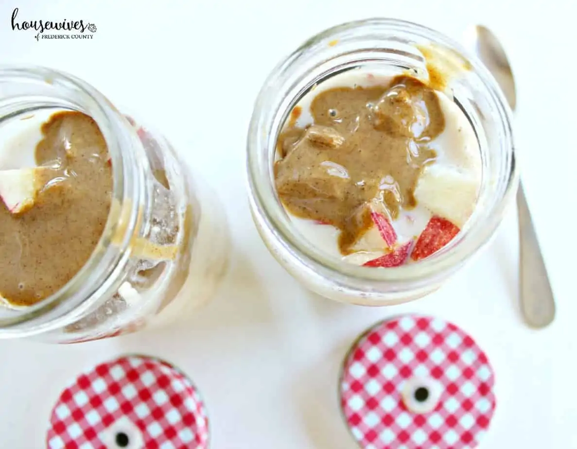 Apple Almond Butter Recipe for Overnight Oats