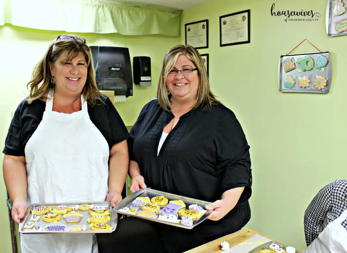 We had fun in our cookie decorating class!