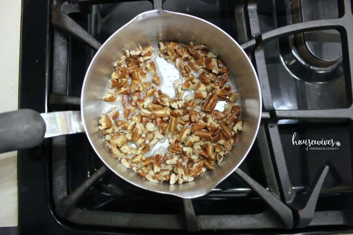 Toasting your pecans