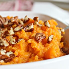 Butter Pecan Mashed Sweet Potatoes - 5 Weight Watchers PPV