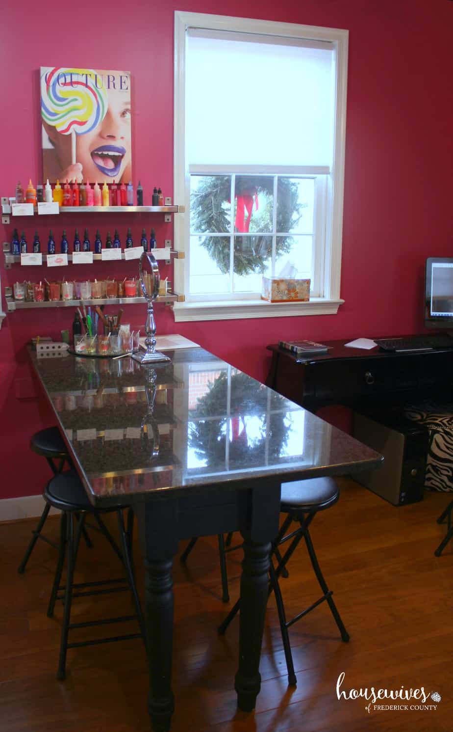 Smooch Studio Private Party Room for a foundation match and makeover