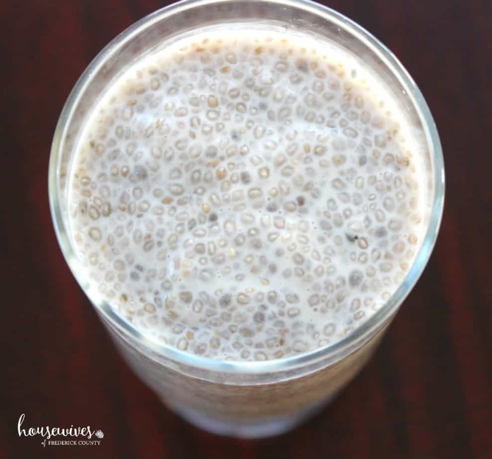 cashew milk recipe with chia seed pudding