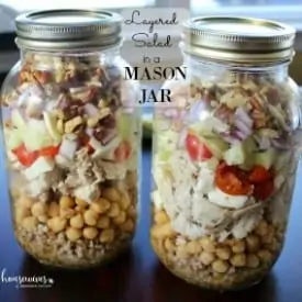 Meal Prep Recipe: Layered Mason Jar Salad