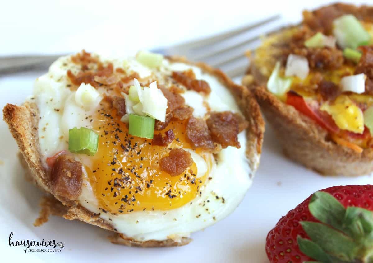 Loaded Egg Cups - 5 Weight Watchers SmartPoints