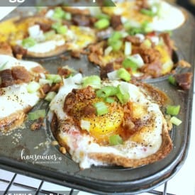 Egg and Toast Cups - 5 Weight Watchers SmartPoints