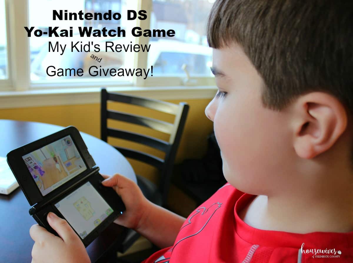 Nintendo DS Yo-Kai Watch Game: My Kid's Review & Game Giveaway!