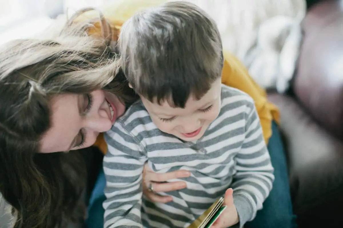Angie and her son who has the SCN2a gene mutation