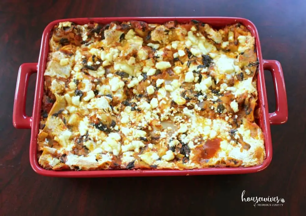 Use No-Boil Lasagna Noodles for faster prep