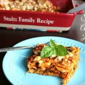 Vegetarian Lasagna Recipe with Spinach & Artichokes