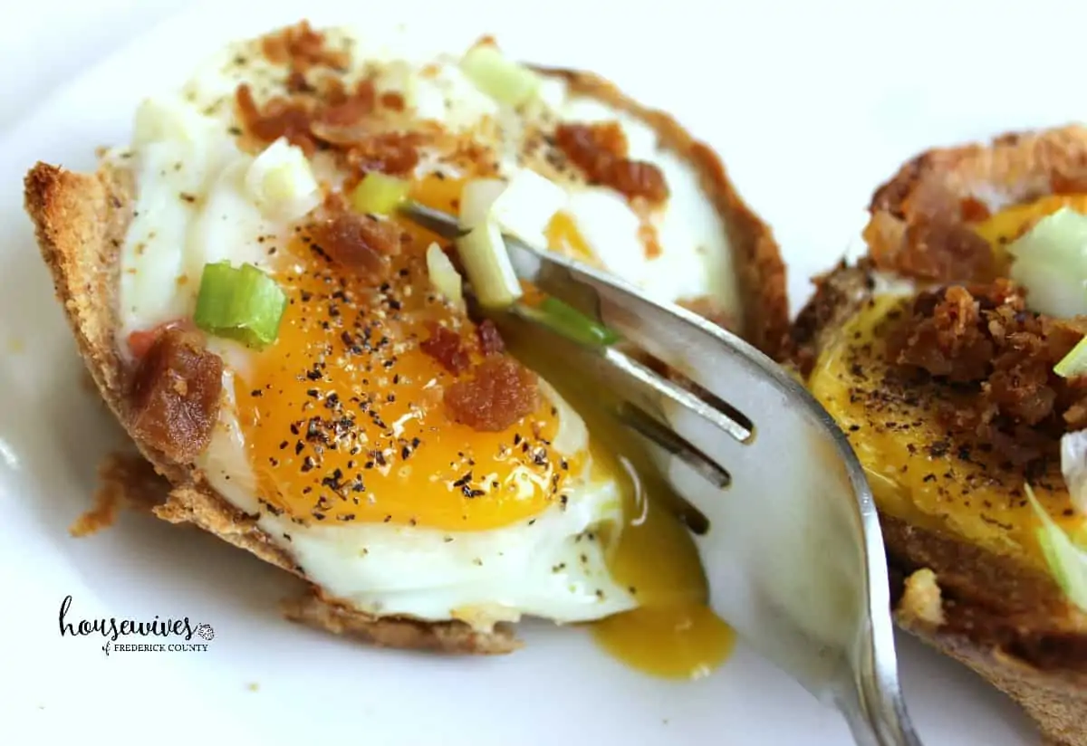 Healthy Egg Toast Cups