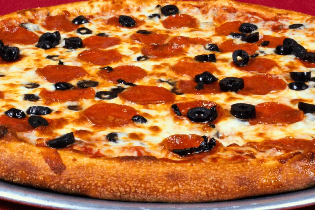 Pizza from Toppings Pizza Company in Frederick, Maryland