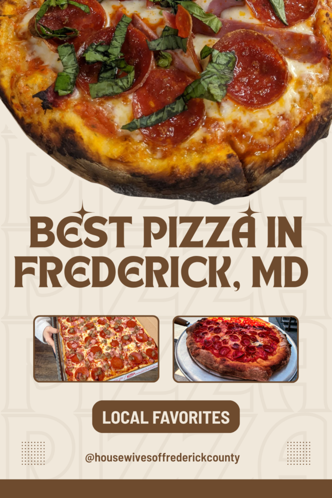 Best pizza in Frederick MD Pinterest pin