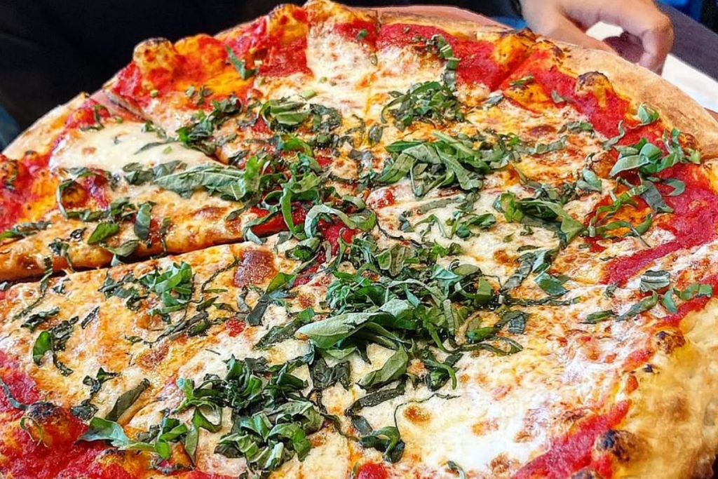 Coal-fired pizza from Coal Fire Pizza in Frederick, Maryland
