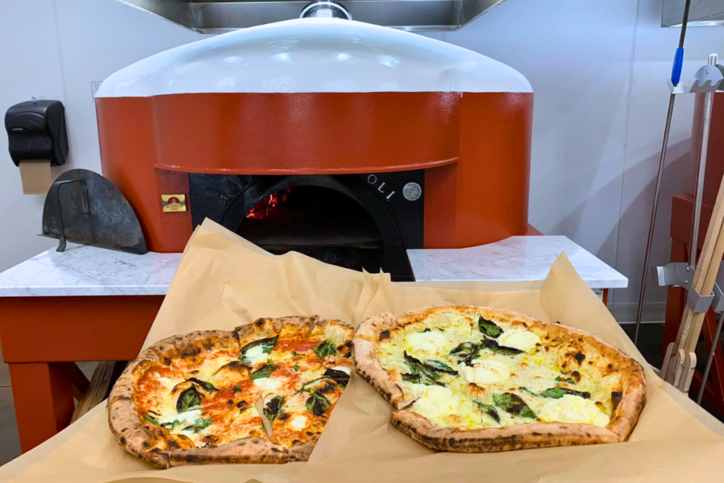 Neapolitan pizza from Cugino Forno in Frederick, Maryland