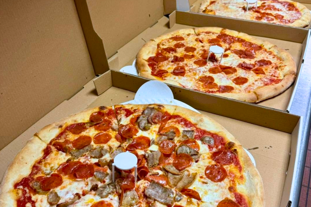New York-style pizza from New York J&P Pizza in Frederick, Marylan