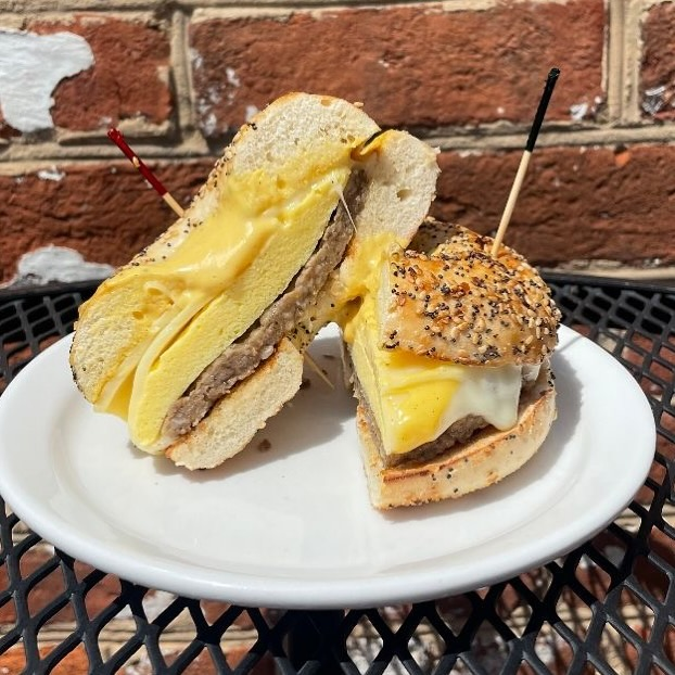 Coffee and breakfast items at Frederick Coffee Company in Frederick MD