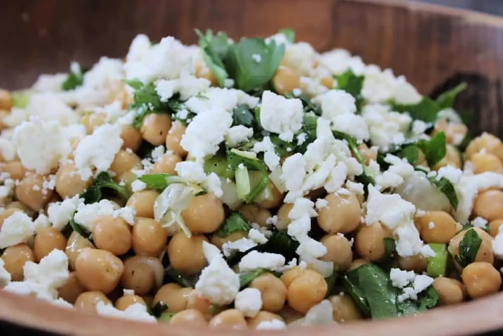 Chickpeas and feta are the perfect combination