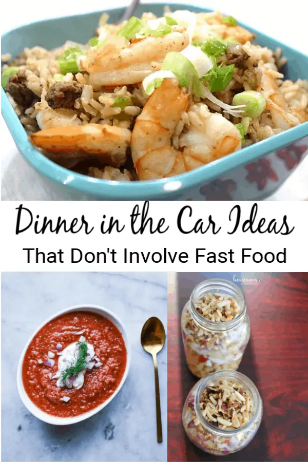 Quick Dinner in the Car Ideas That Don't Involve Fast Food